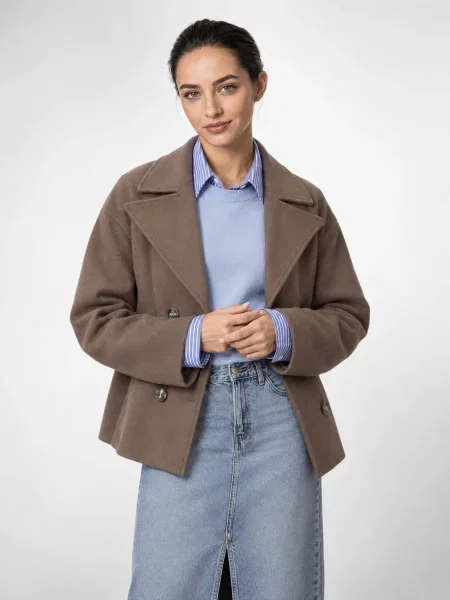 Scurt geacă Vero Moda maro