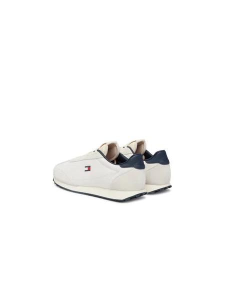 Pánske topánky Tommy Jeans Retro Runner Archive Mix rwb béžová