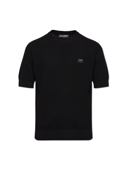 Koszulka Dolce And Gabbana z logo czarna