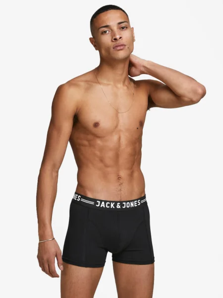 Jack & Jones Sense 3 db-os Boxeralsó szett fekete