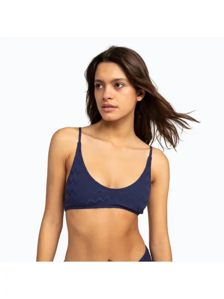 Góra od stroju kąpielowego ROXY Current Coolness Bralette niebieski