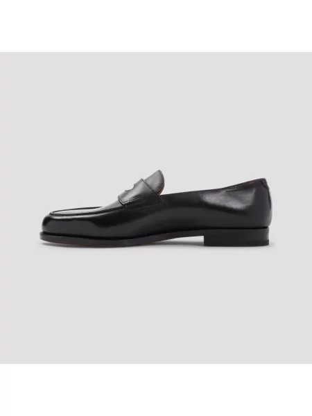 Półbuty John Lobb skórzane czarne