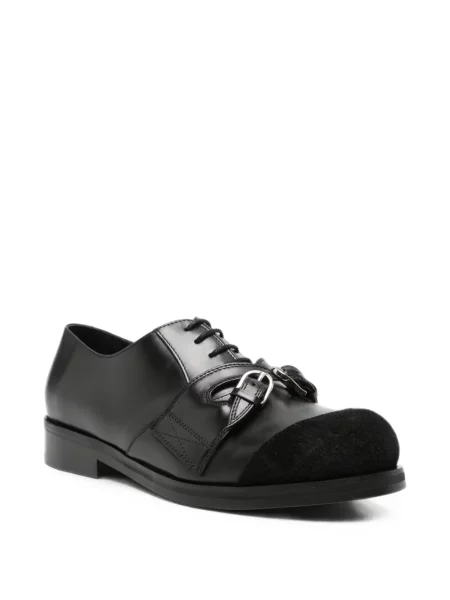 Pantofi derby Stefan Cooke cu cataramă negru