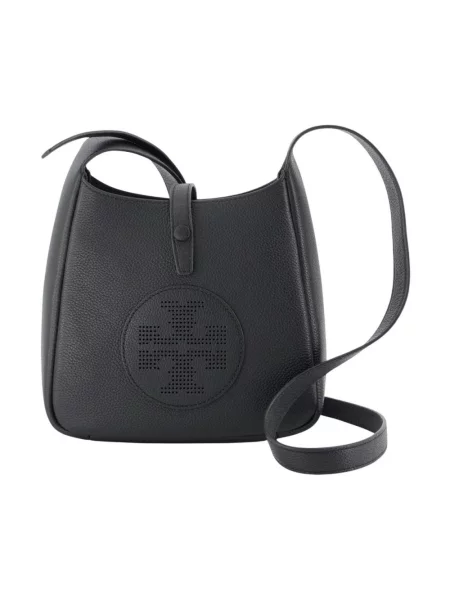 Torebka Tory Burch skórzana z logo czarna