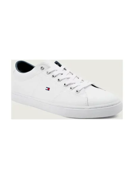 Tommy Hilfiger Teniși ESSENTIAL SN cu adaos de piele alb