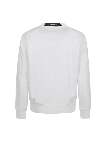 Bluza C.p. Company z okrągłym dekoltem biała