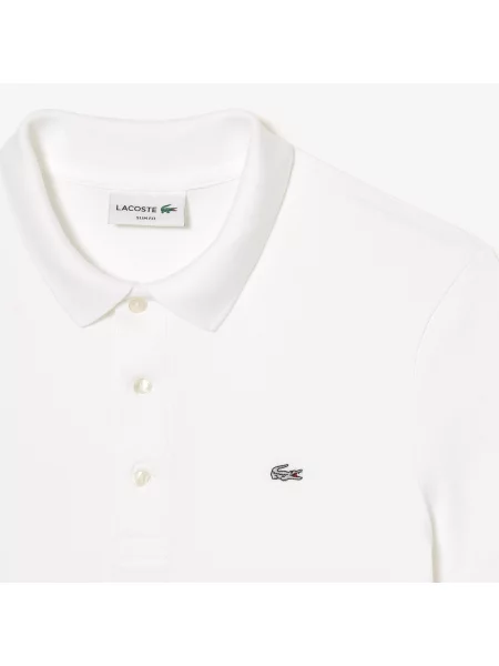 Поло Lacoste белое