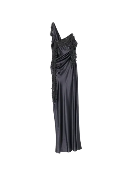 Rochie maxi Christopher Esber gri