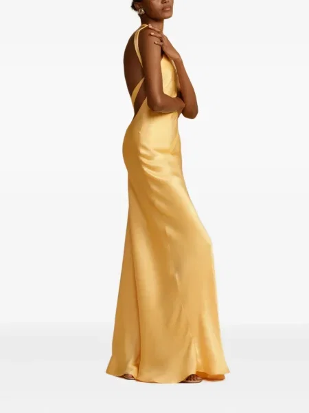 Rochie maxi Arcina Ori de costum galben