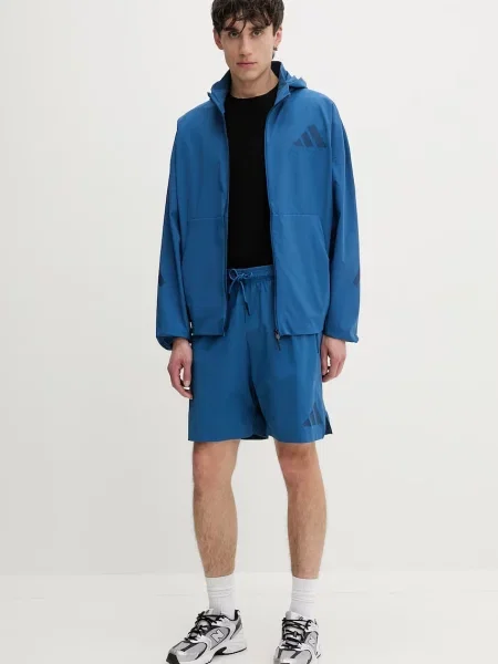 Pantaloni scurți de sport Adidas albastru
