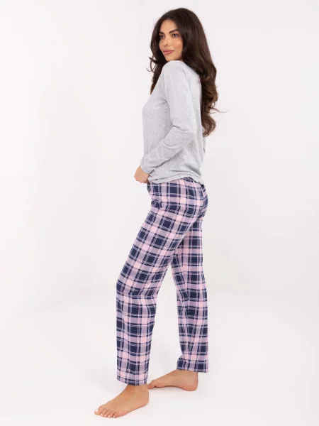 Piżama Forever Pink niebieska