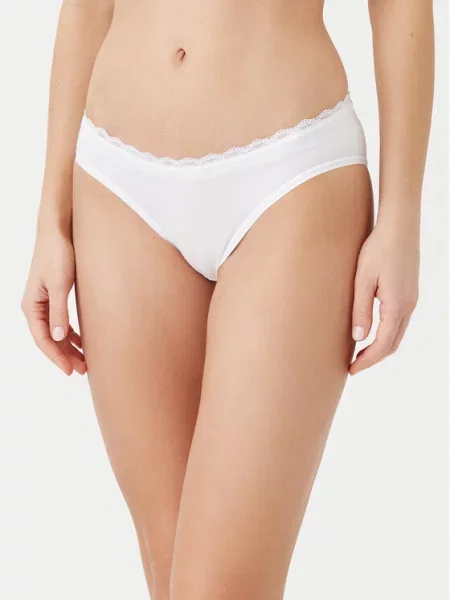 Triumph Sada 2 kusů klasických kalhotek Feel Of Cotton bílá