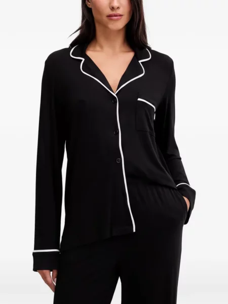 Lung pijamale Dkny negru