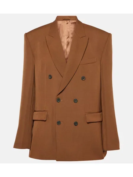 Sacou Wardrobe.nyc de lână maro