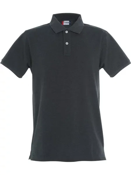 Clique Stretch Premium Polo – Wysokiej jakości koszulka polo z – szara