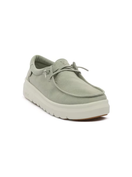 Pantofi Pitas verde