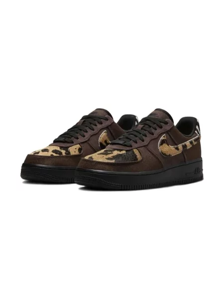 Pantofi Nike cu imprimeu animal print maro