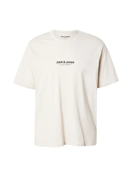 JACK & JONES Tricou JWHVESTERBRO bej deschis negru