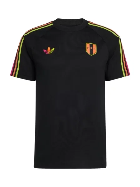 ADIDAS PERFORMANCE Tricou funcțional FPF verde deschis / portocaliu / magenta negru