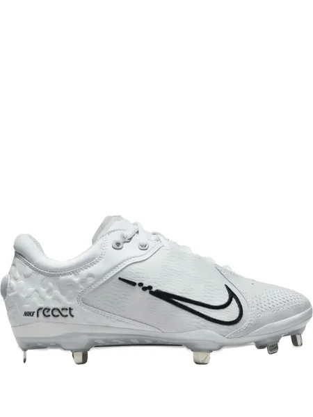 Половин цип маратонки Nike Air Zoom бродирани бяло