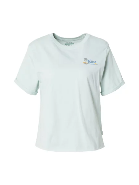 RVCA Tricou SUNSET azur / mentă / pin / portocaliu verde