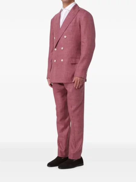Двуреден костюм Brunello Cucinelli червено