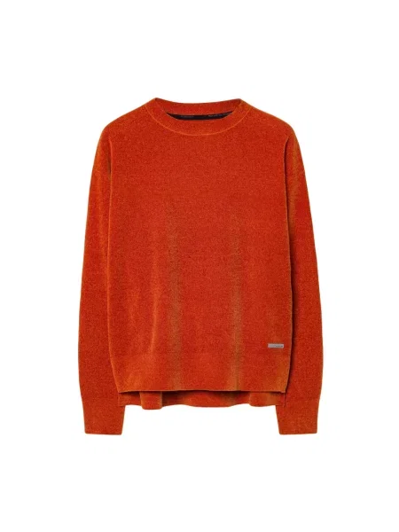 Sweter Rrd pomarańczowy