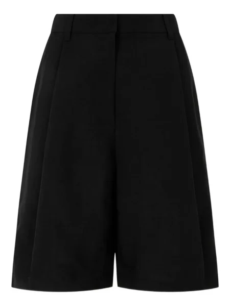 Pantaloni scurți Studio Tomboy plisate negru