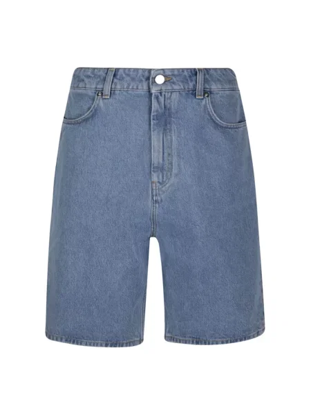 Krótkie szorty jeansowe Loulou Studio niebieskie