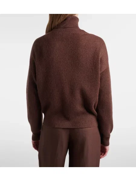 Cardigan Brunello Cucinelli din cașmir maro