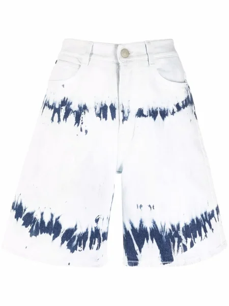 Pantaloni scurți din denim Stella Mccartney albastru