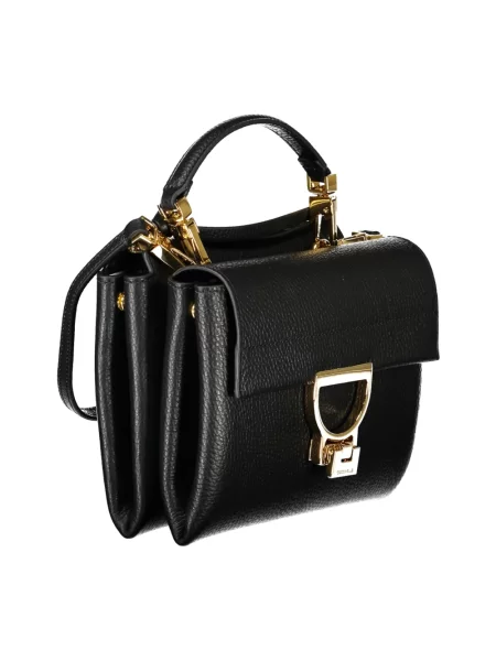 Mała torebka Coccinelle skórzana czarna