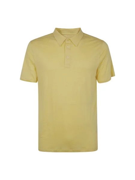 Koszulka polo Majestic Filatures klasyczna żółta
