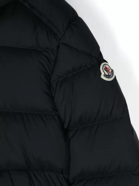 Kurtka dziecięca Moncler Enfant niebieska