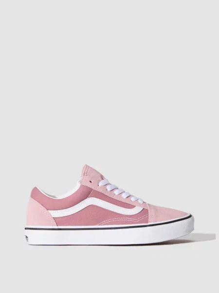 Замшевые кеды Vans розовые
