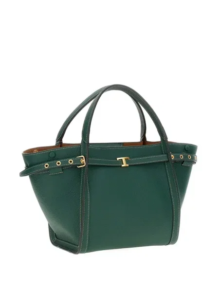 Geantă shopper Tod's din piele verde