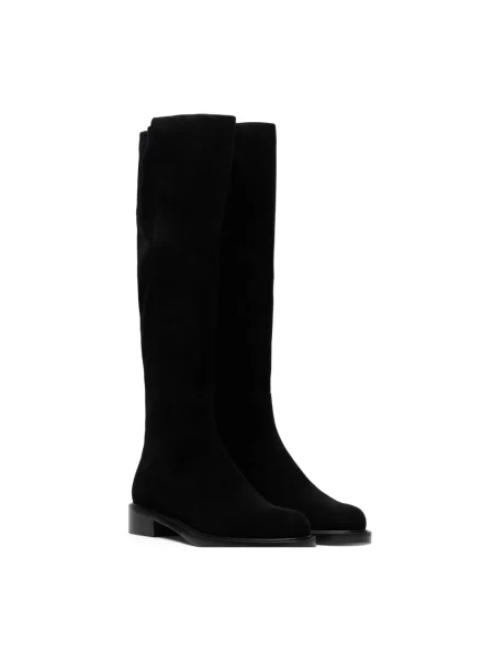Kozaki Stuart Weitzman skórzane czarne