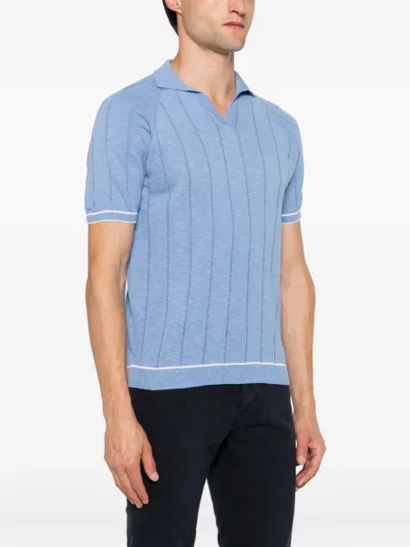Scurt tricou Jeordie's cu dungi albastru