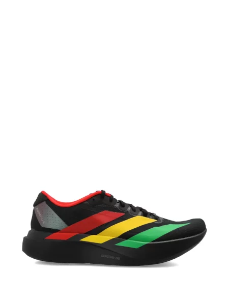 Sneakerși Adidas Adizero cu șireturi din dantelă cu dungi roșu