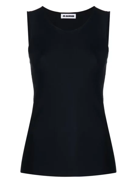 Top Jil Sander stretch negru