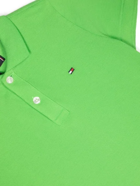 Koszulka polo dziecięca Tommy Hilfiger zielona