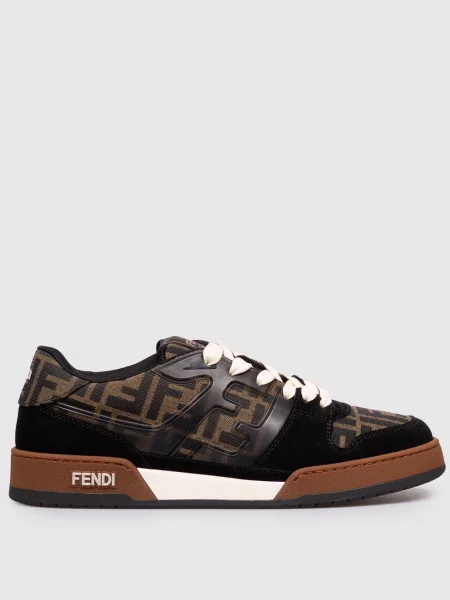 Комбіновані кросівки Match Fendi чорні