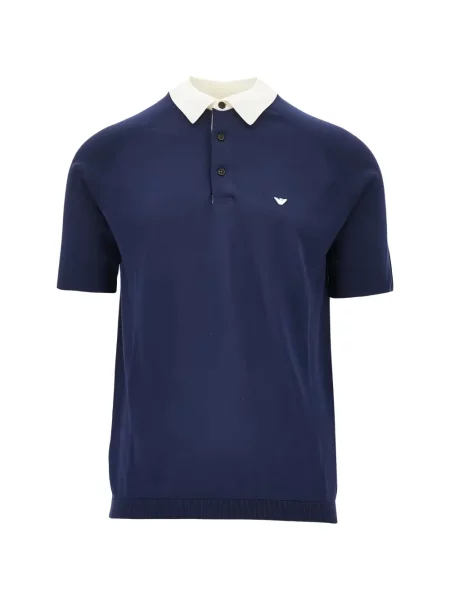 Gulerat polo Emporio Armani albastru