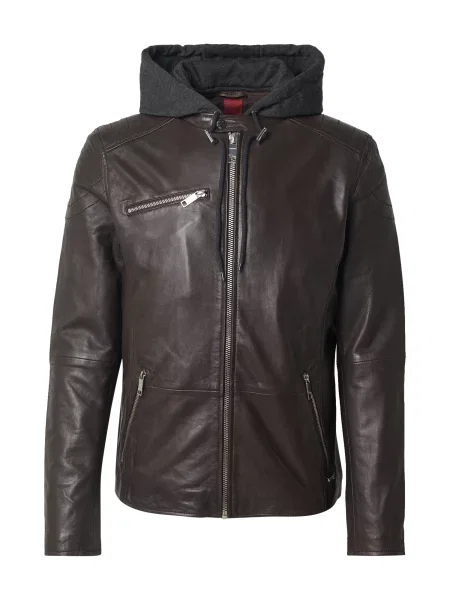 Maze Prehodna jakna temno rjava