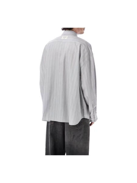 Koszula Acne Studios w paski szara