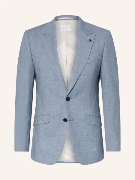 Roy Robson Sako Ke Kostýmu Slim Fit light blue modré
