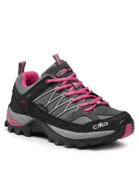 Trekové boty CMP Rigel Low grey/fuxia/ice šedé