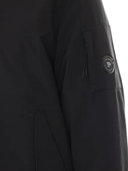 Geacă parka C.p. Company cu glugă negru