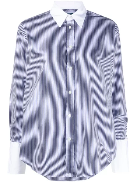 Τέντωμα πουκάμισο Polo Ralph Lauren κομμένο κίτρινο