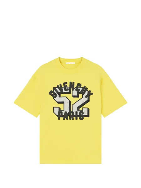 Tricou Givenchy cu imagine galben